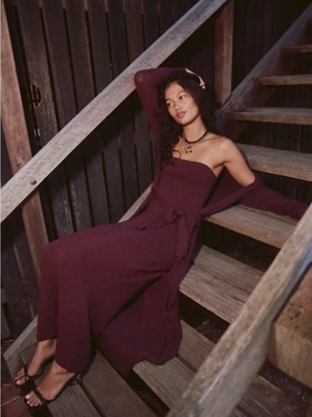 Free People lottie sweater dress set